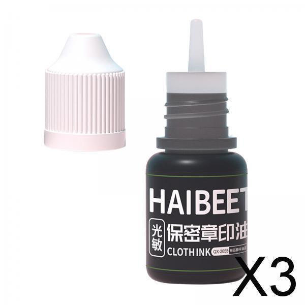 3xStamp Refill Ink DIY Printing Oil for Home Confidential Identity Stamp