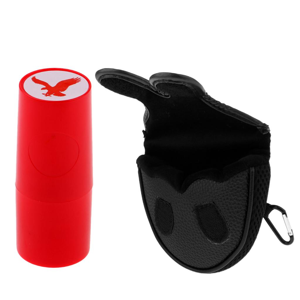 Waterproof Golf Mallet Head Cover Protector with Ball Stamp Stamper Eagle 