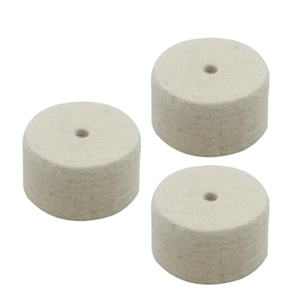 Pack of 3 Drum Pedal Beater Hammer Head Felt Pad