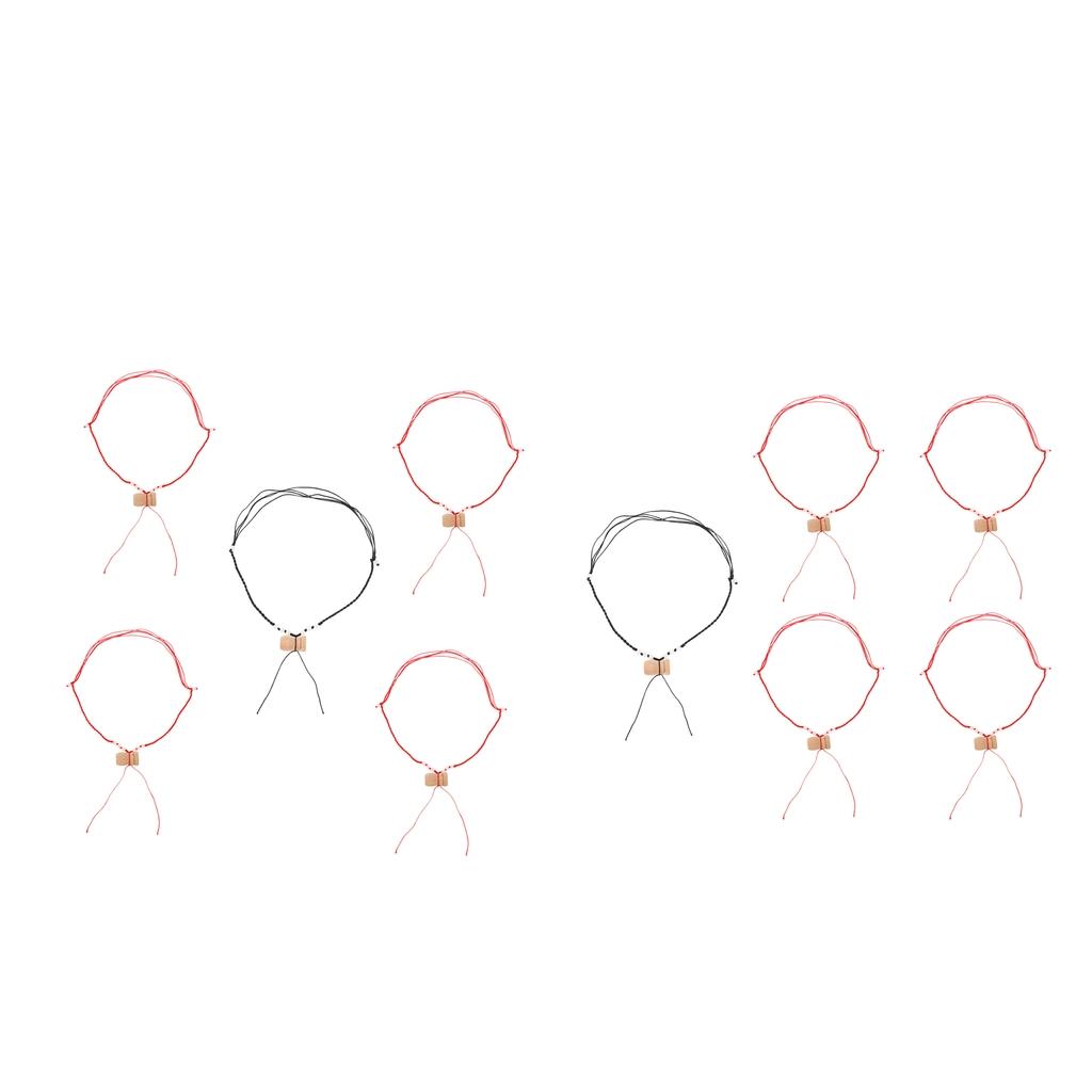 10 Pcs Essential Oil Necklace Aromatherapy Diffuser Pendants for Men Women