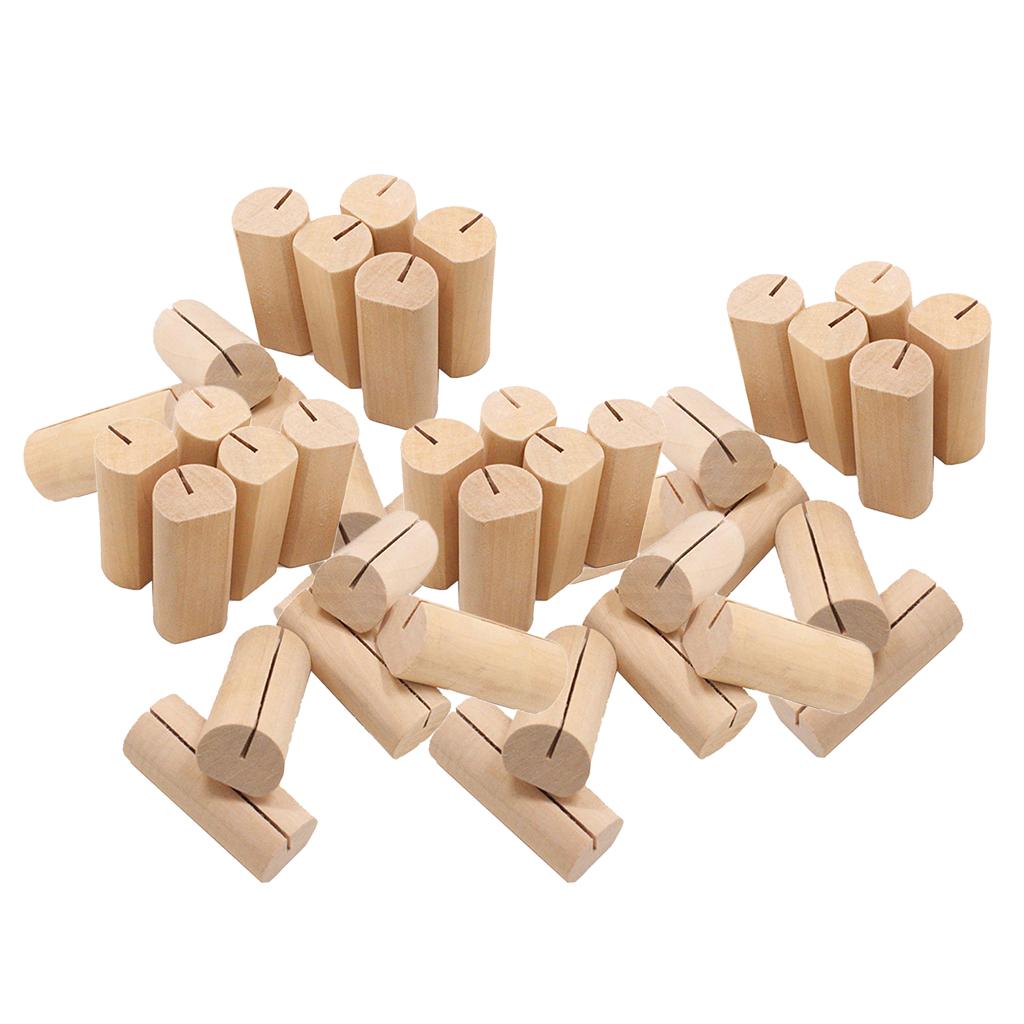 40x Wedding Party Table Number Name Sign Business Card Holders Cylindrical
