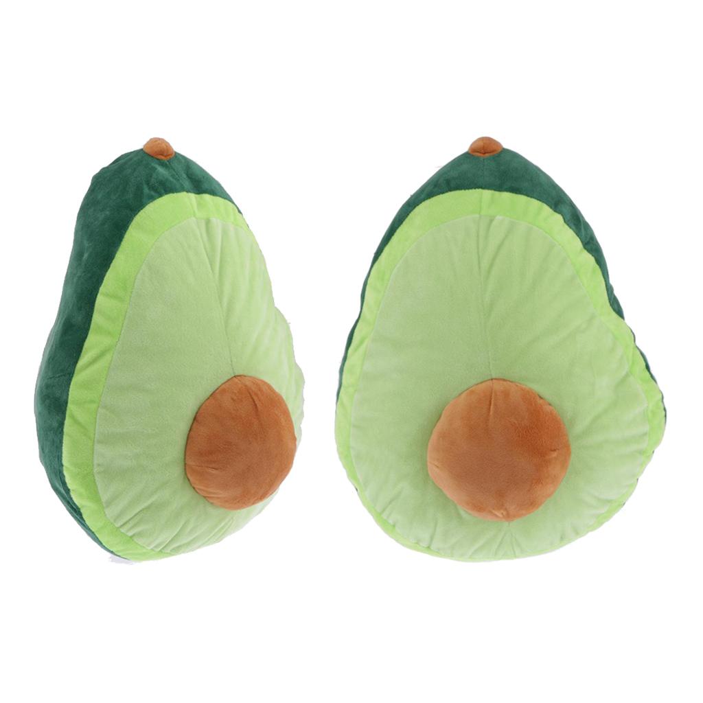 2pcs  avocado style pillow cushion throw pillow home stuffed toys