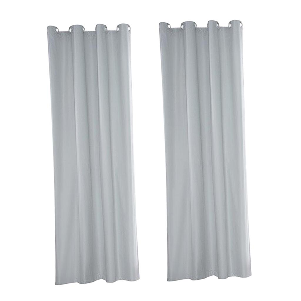 Outdoor Curtains Waterproof Blackout Curtains for Patio 2pcs 54x96inch