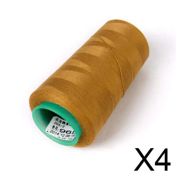 4x3000Yards Jeans Demin Shoes Bag Hard Craft Thread Strong Thick Yellow