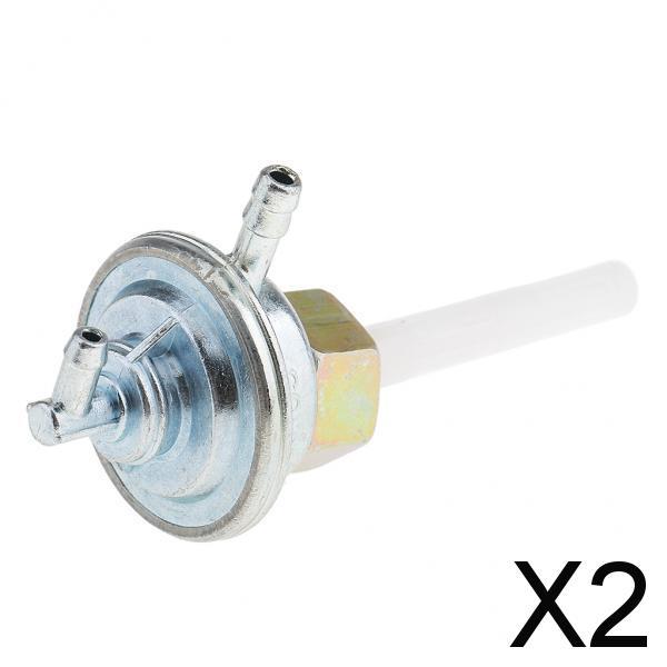 2xMotorcycle Scooter Fuel Gas Tap Switch Shutoff Valve Petcock Universal
