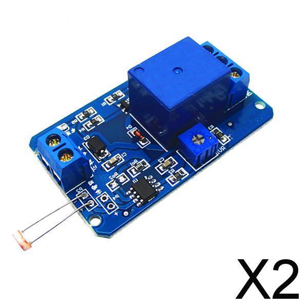 2x12V Light Control Switch Photoresistor Relay Module Detection for   