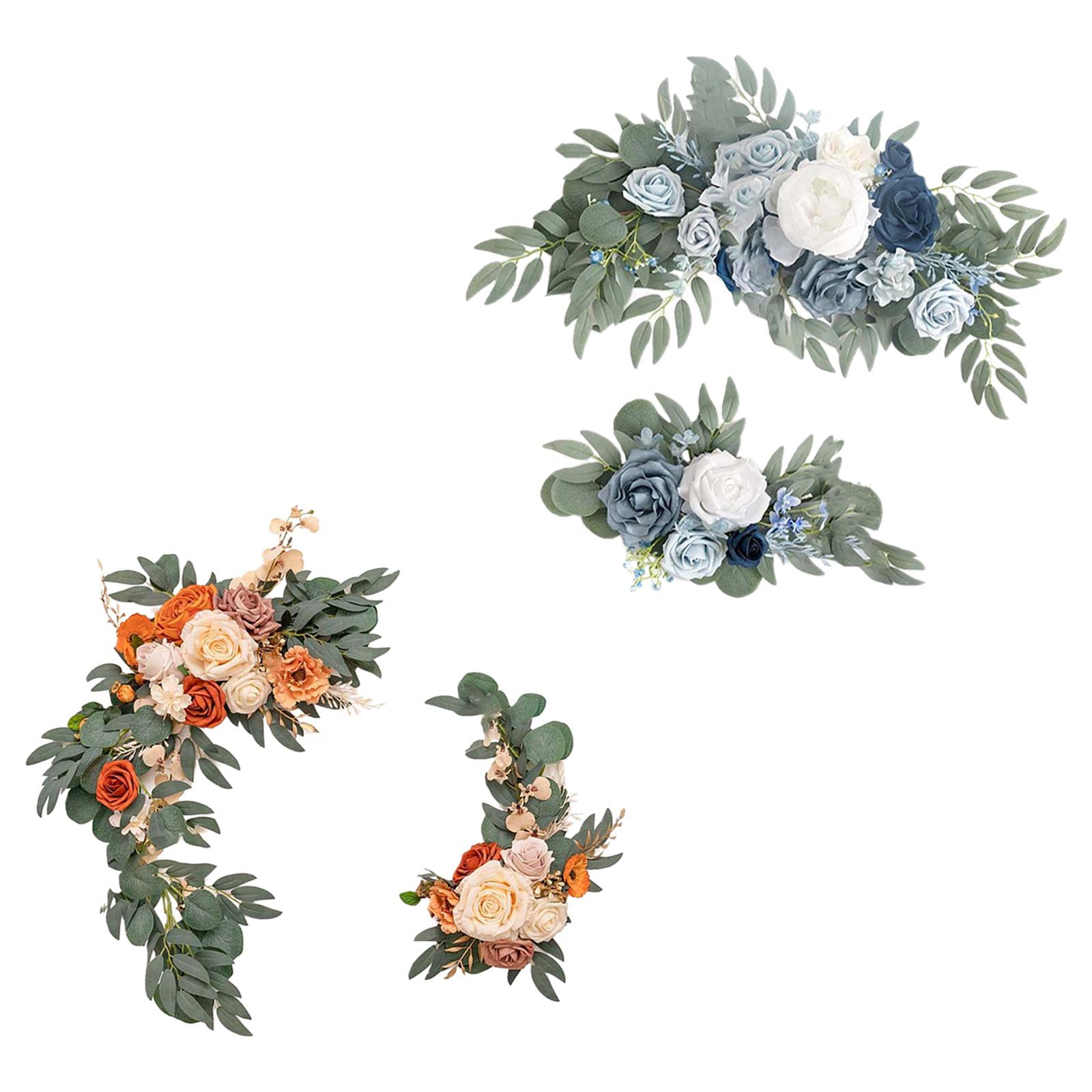 Artificial Flower Swag Hanging for Party  Pink White Blue