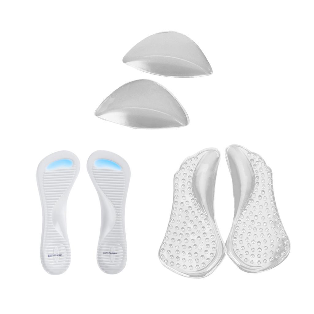 3 Pair High Heels Shoes Orthotic Arch Support Cushion 3/4 HALF insoles ...