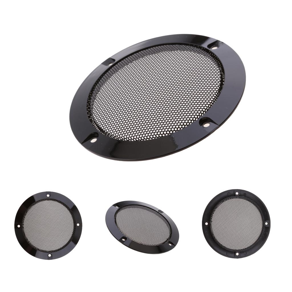 4Piece 4inch Speaker Grills Cover Case with Screws 