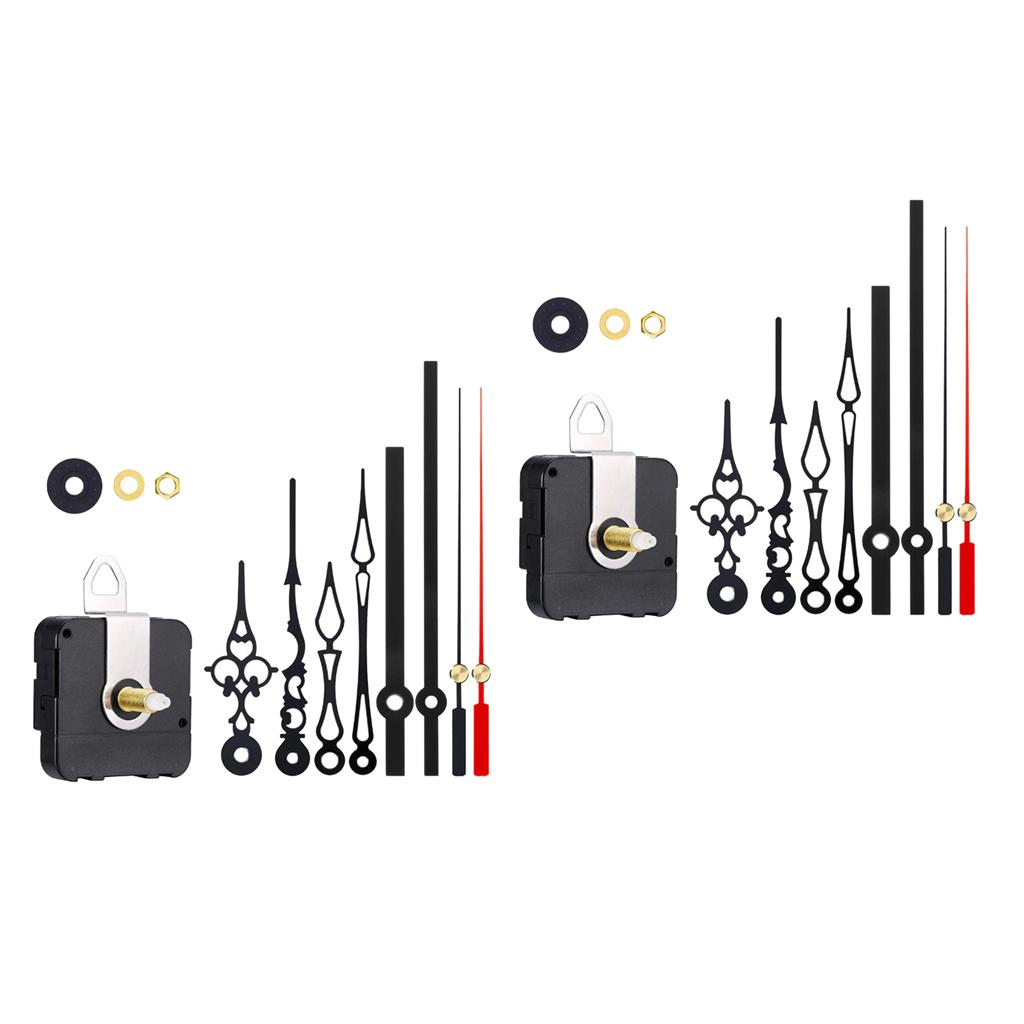 2x DIY Quartz Wall Clock Movement Conversion Home Wall Clock Replacment Part