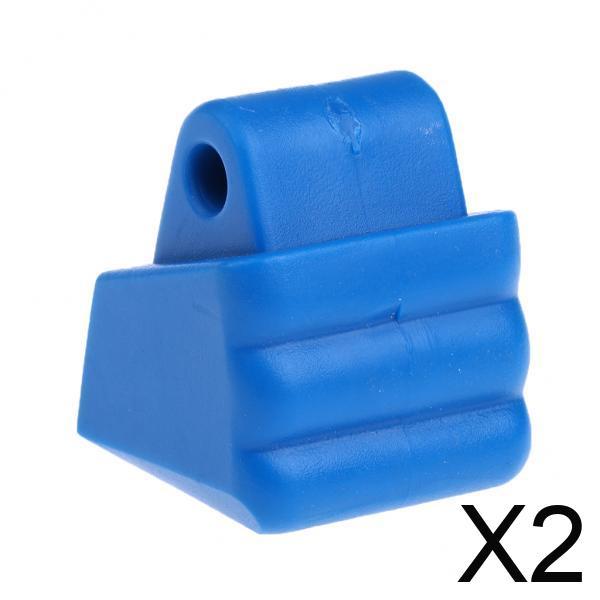 2xRoller Skate Toe Stops Inline Skate Brake Skating Shoes Accessories Blue