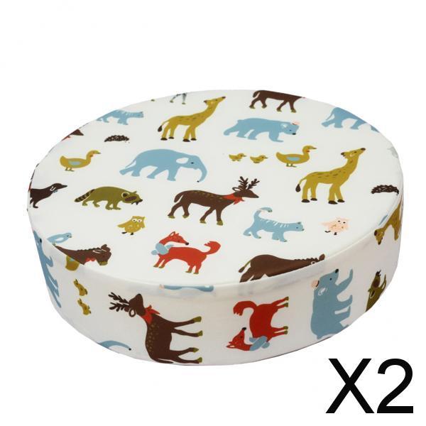 2xCHILDREN HIGHCHAIR PAD BABY BOOSTER SEAT CUSHION KIDS DINING CHAIR Beige