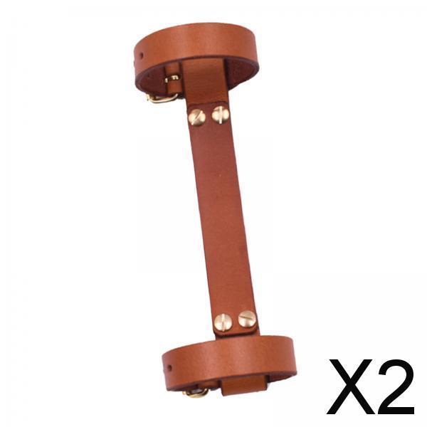 2xBike Handlebar Craftwork Universal Carrying Foldable Bicycle for Cycling Brown