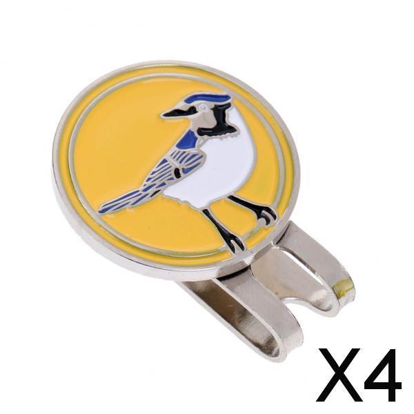 4xgolf ball markers Yellow