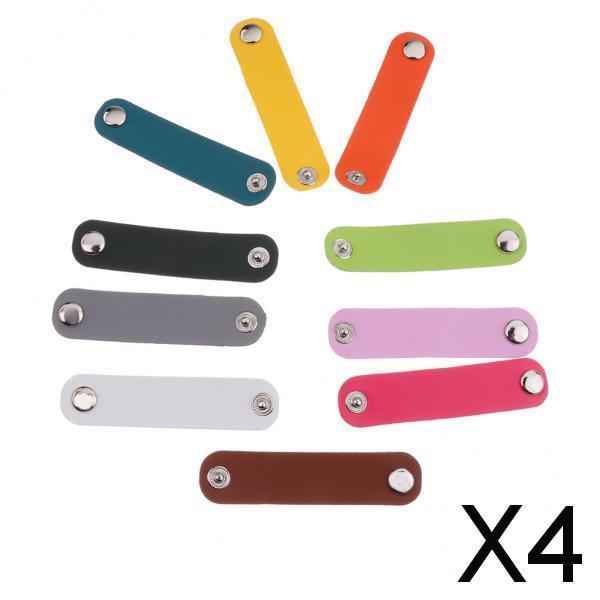 4x10 Pieces Leather Scarf Buckle Hijab Pin Shawl Scarf Clasp  mixed