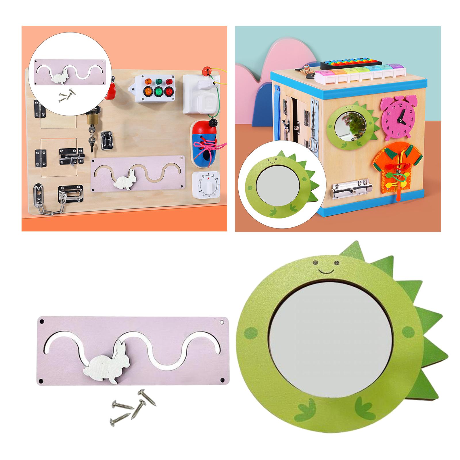 2Pcs Busy Board Parts DIY Material Educational Toys for Cognition Activities