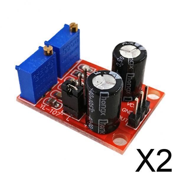 2xNE555 Pulse Frequency Adjustable Module Square Wave Signal Generator