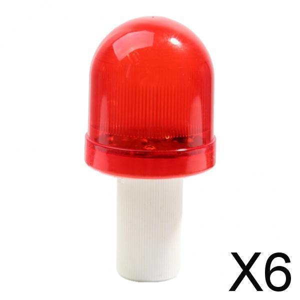6xLED Warning Light Flashing Road Construction Signs Traffic Lights Lamps