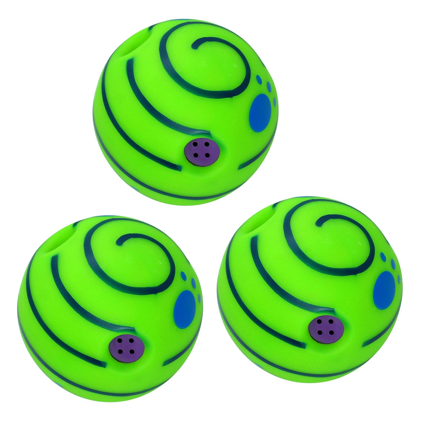 3x  Pet Dog Toys Surprise Rolling Shaken Interactive Toys w/ Sound