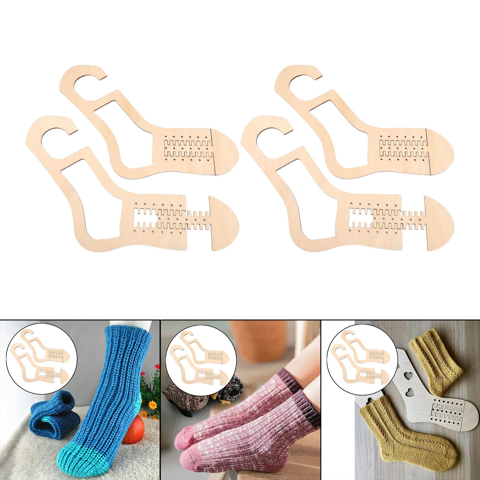 4Pcs Sock Blockers Knitting Mold for Craft Lovers Beginners