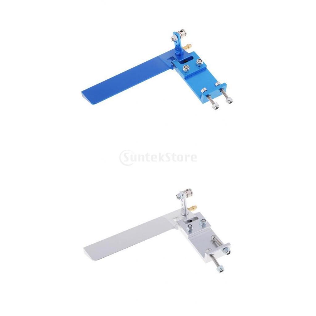 2x Aluminum Alloy 95mm RC Boat Rudder Water Pickup Absorbing Steering