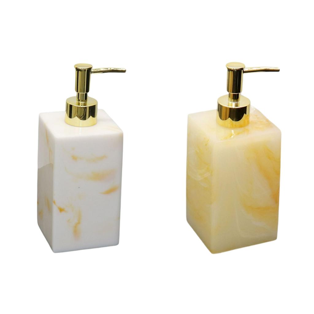 2Pcs Pump Bottle Dispenser Liquid Shampoo Dispenser for Home Kitchen