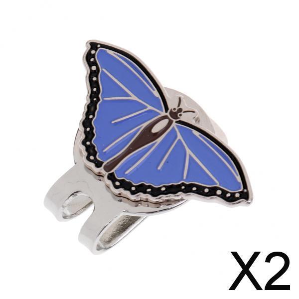 2xGolf Hat Clip with Detachable Magnetic Ball Marker Golf Gift