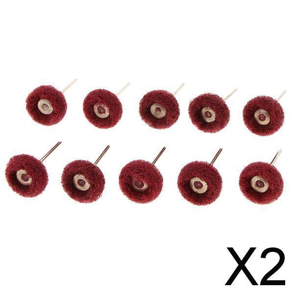 2x10Pcs/Pack Polishing Buffing Pad Fabric Wheel Jewelry Polishing Tool 8