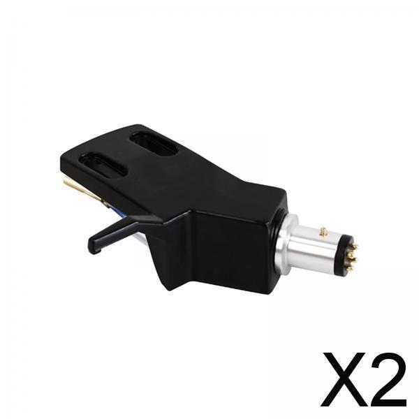 2xTurntable Headshell Universal Aluminium Alloy Hardware Replacement Durable Black