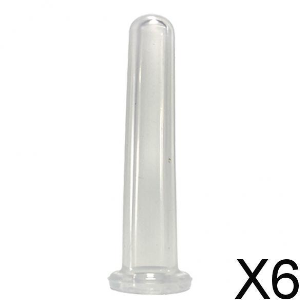 6xMini Facial Face Eye Silicone Cupping Vacuum Suction Massage Clear 4