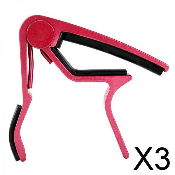 3xAcoustic Guitar Capo Acoustic Guitar Capo Capo Classical Tune Red