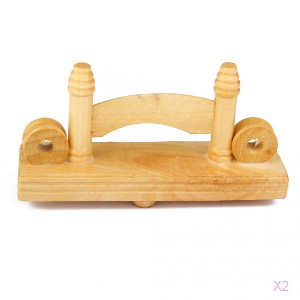 Natural Wood Pocket Folding Hand Held Fan Display Stand Holder