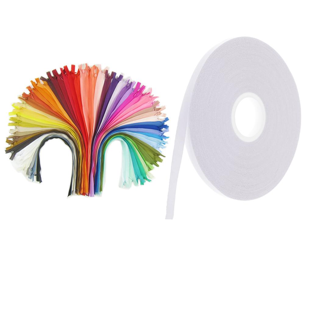 Nylon Invisible Zippers Closed End and Double Sided Quilting Tape