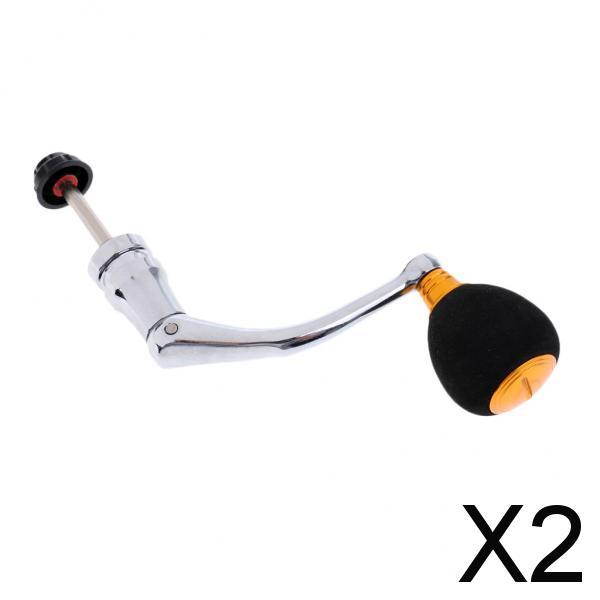 2xFull Metal Fishing Reel Handle Ball Knob Replacement for   Reels L