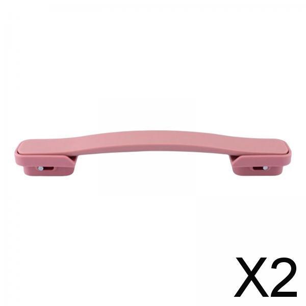 2xSuitcase Luggage Handle Wear Resistan Flexible Portable Carry Handles Rose Gold