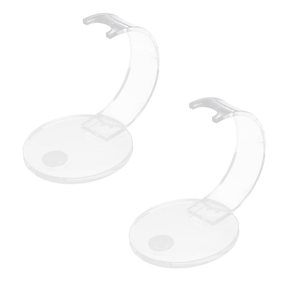 2x Clear Transparent Acrylic Pencil Display Stand Electronic Pen Rack Holder