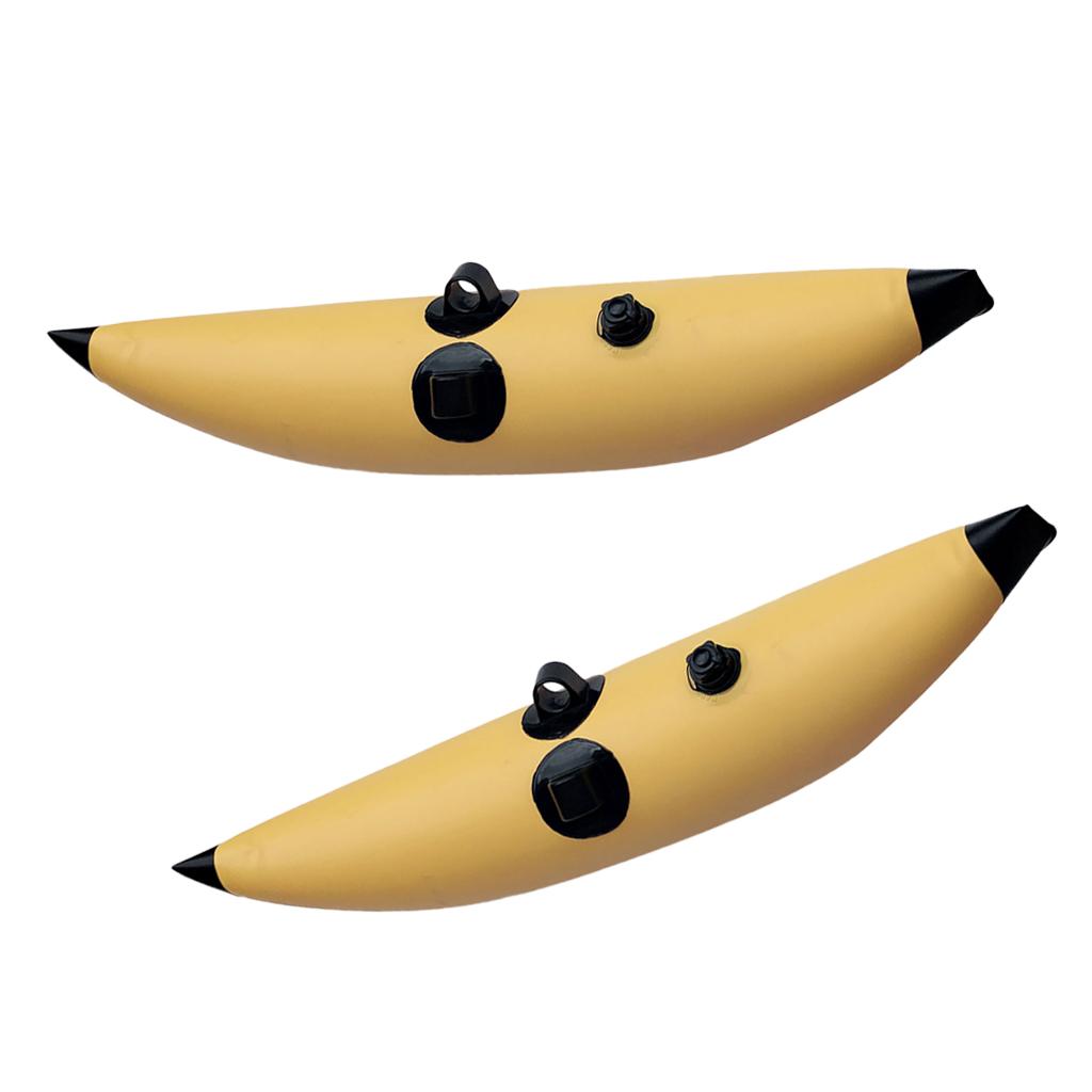 2 pcs PVC Inflatable   for Kayak Canoe Fishing Standing