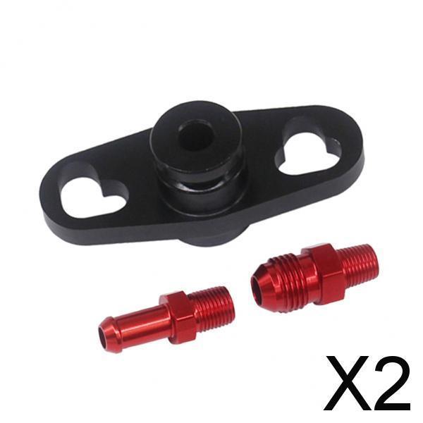 2xFuel Rail Pressure Regulator Adapter for Mitsubishi for fittings