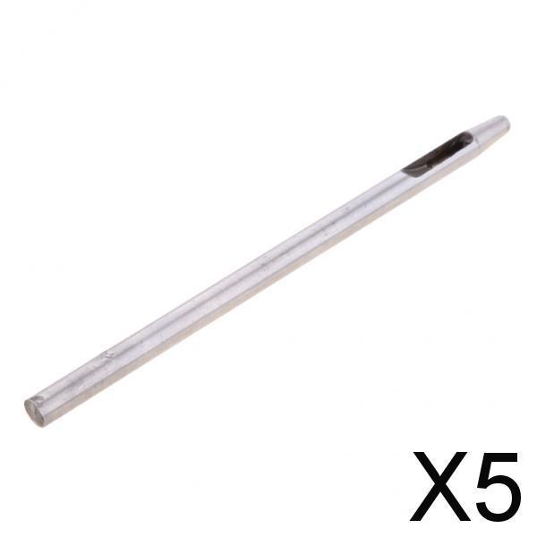 5xSteel Round Hollow Punch Hand Tools Hole Punching Leather Gasket 2.5mm