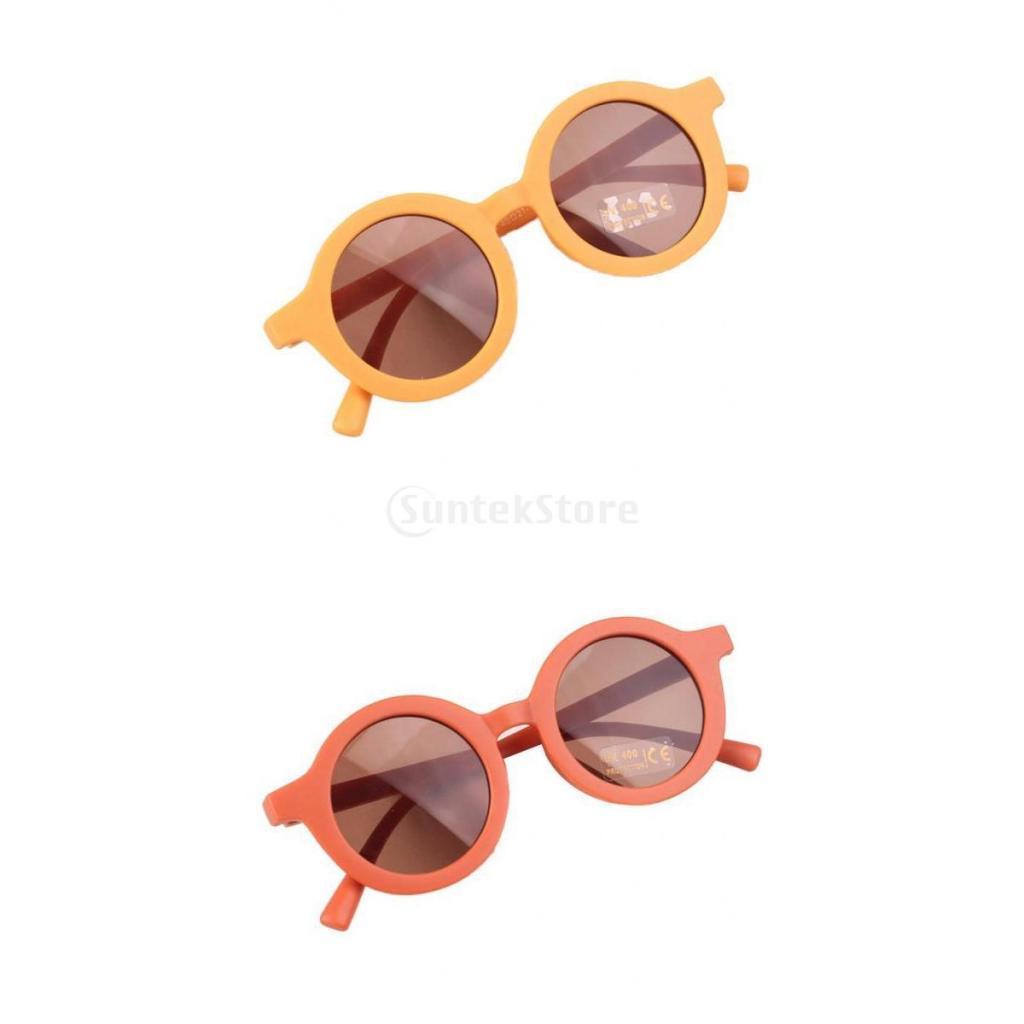 2x Baby Kids Sunglasses Toddler Outdoor Street Beat Eyewear Glasses Gift