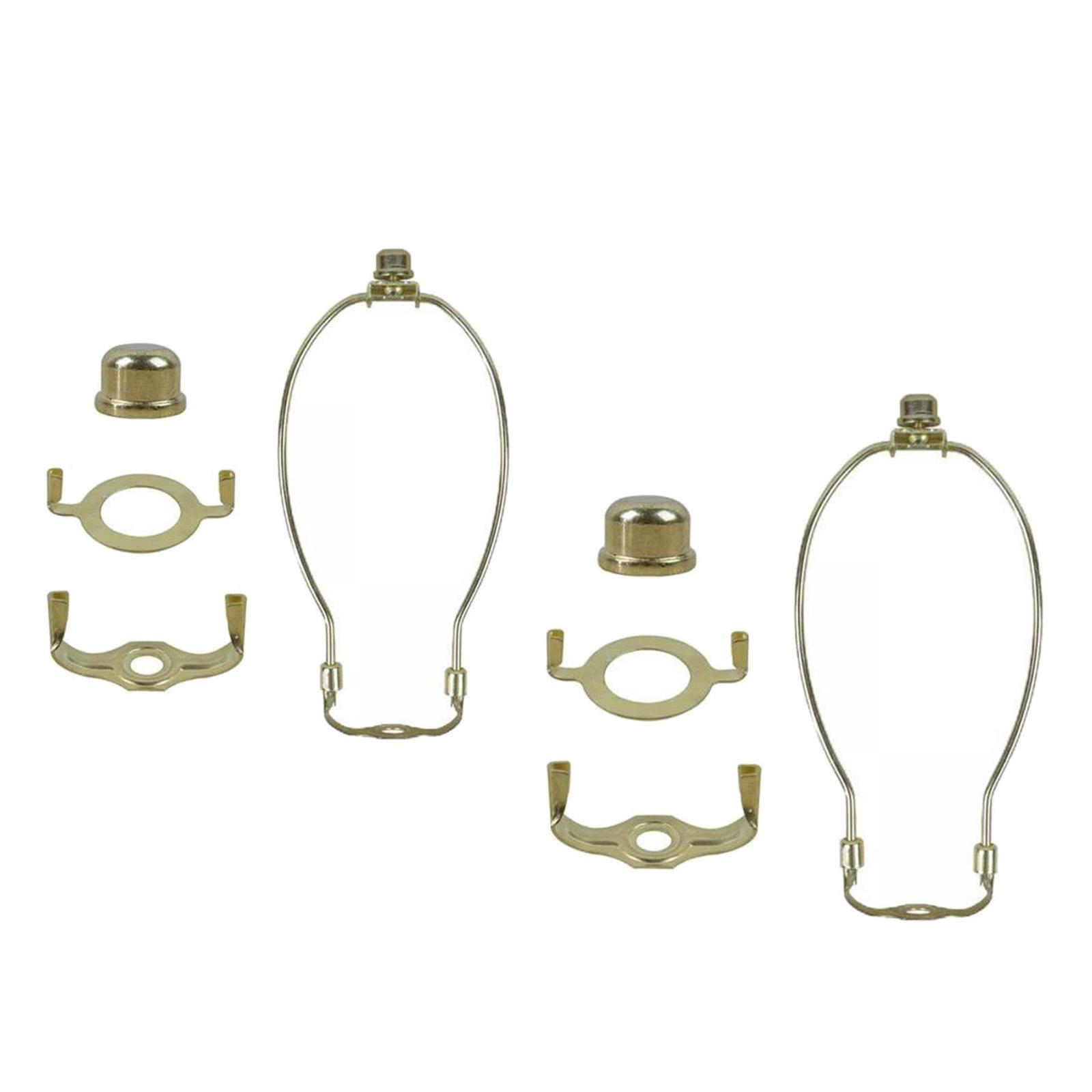 2pcs Detachable Lamp Harp with Finial for Table/Floor Light