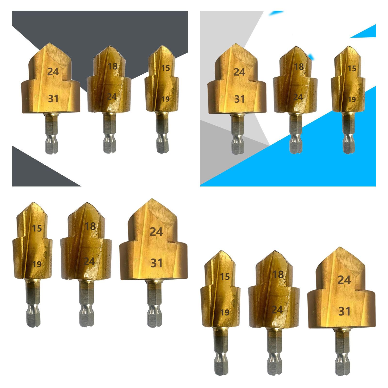 6Pcs PPR Lifting Stepped Drill (20mm+25mm+32mm)x2