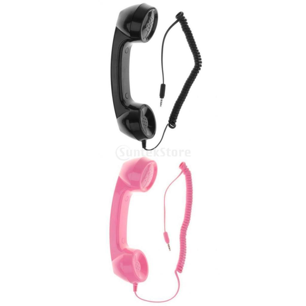 2Pcs 3.5mm Mic Retro Cell Telephone Handset Phone Classic Receiverk