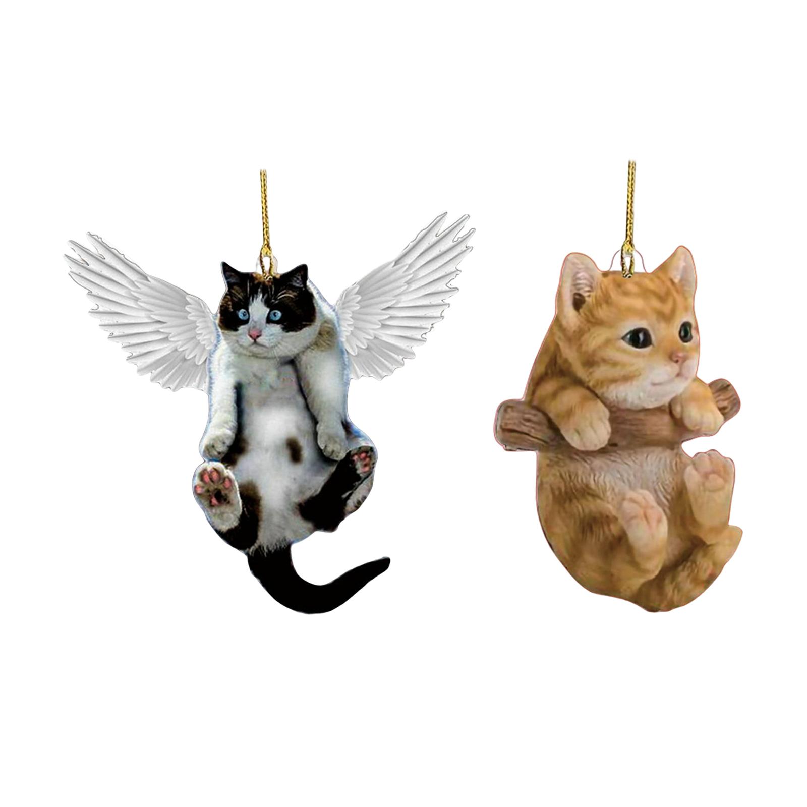 2x Car Rear View Mirror Hanging Accessories Animal Pendant