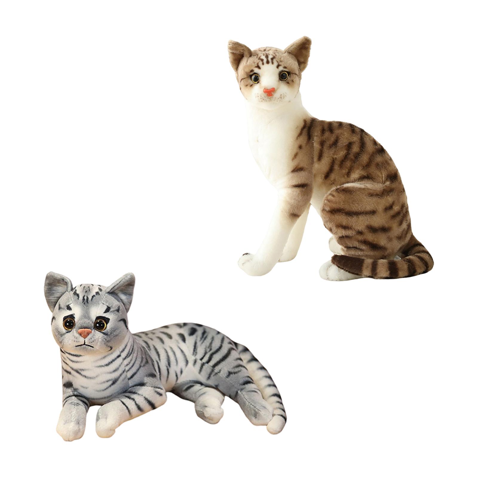 2pcs Realistic Plush Toy Stuffed Animal Figure Toys  StyleM