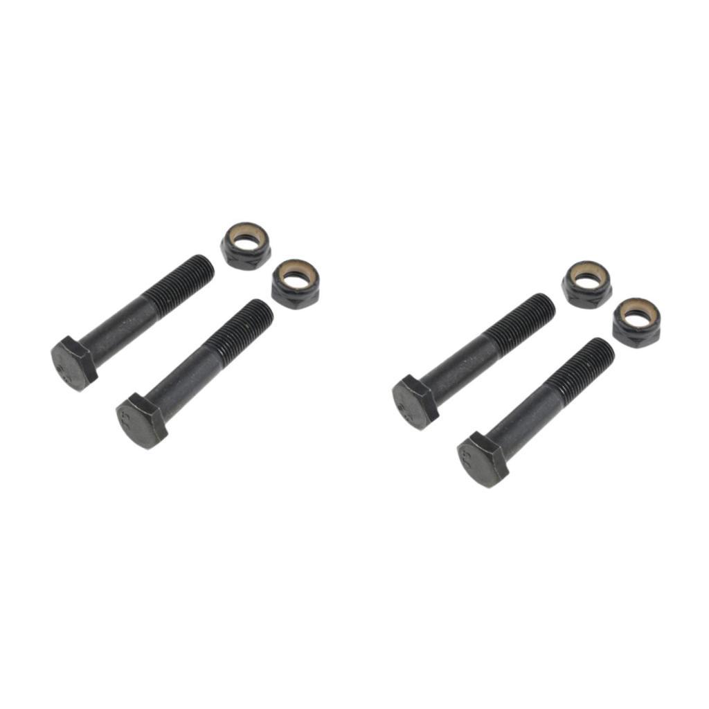 2x2pcs Replacement Skateboard Truck Kingpin Hardware Set Longboard Screw Bolts M10×65mm