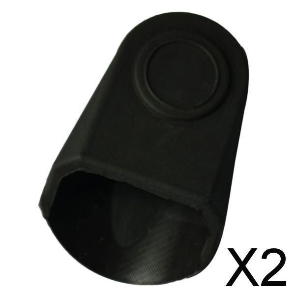 2xClarinet Alto Sax Saxophone Mouthpiece Cap Protection Musical Parts Black