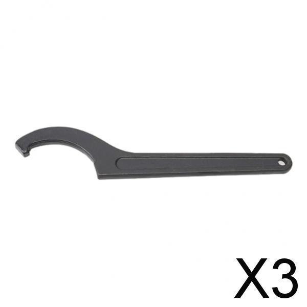3x#45 Steel Square Head Adjustable Spanner Hook Wrench Tool 45-52mm