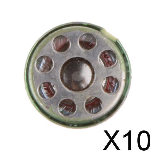 10x10mm In-Ear Earphone Loudspeaker Replacement Headphone Round Speaker Parts