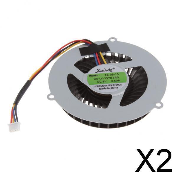 2xLaptop CPU Cooling Fan for Lenovo Y570 Y570N Y570P Y570NT Series